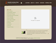 Tablet Screenshot of kinderkonsulting.com